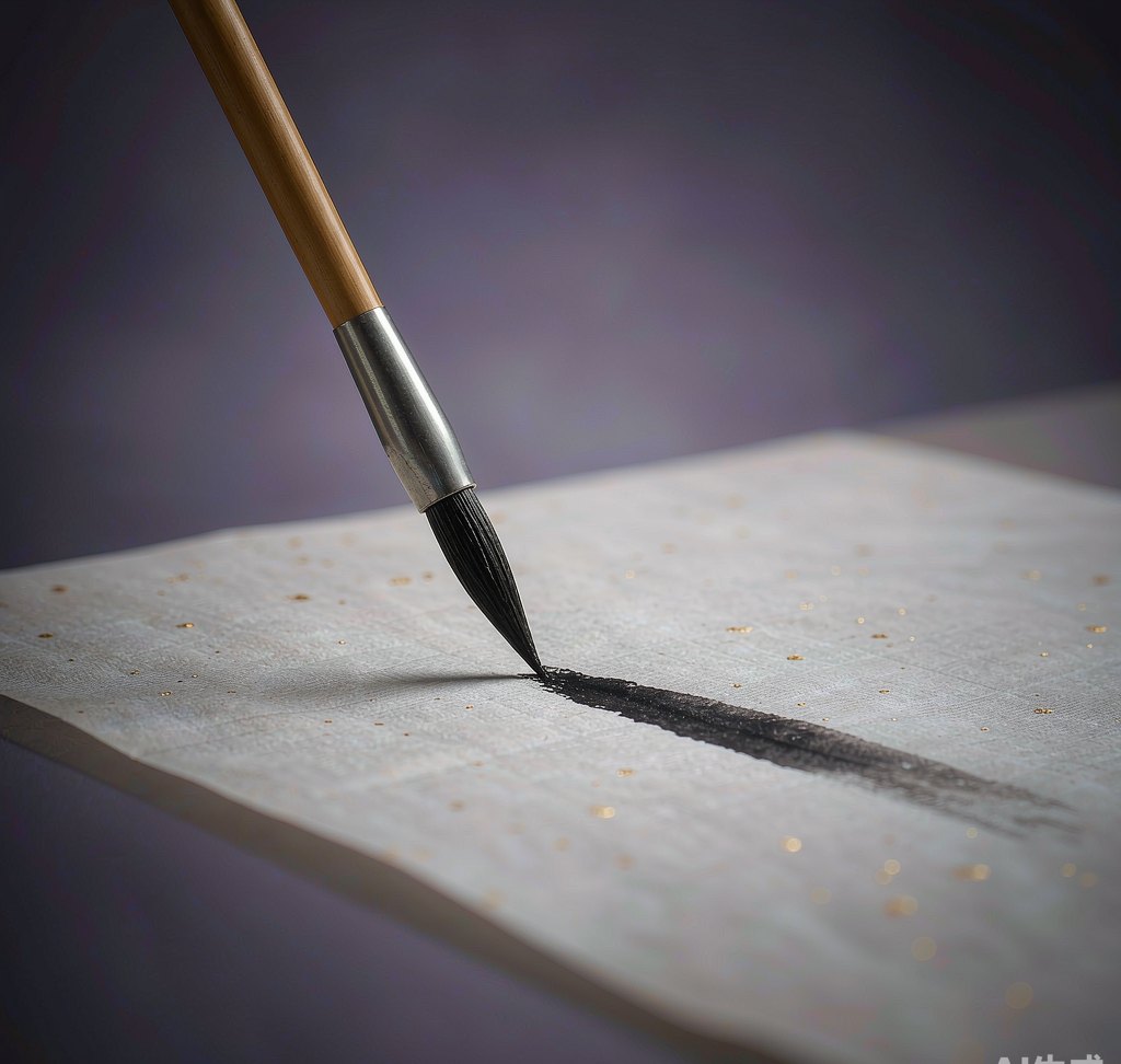 A confident ink brushstroke — a life of craftsmanship